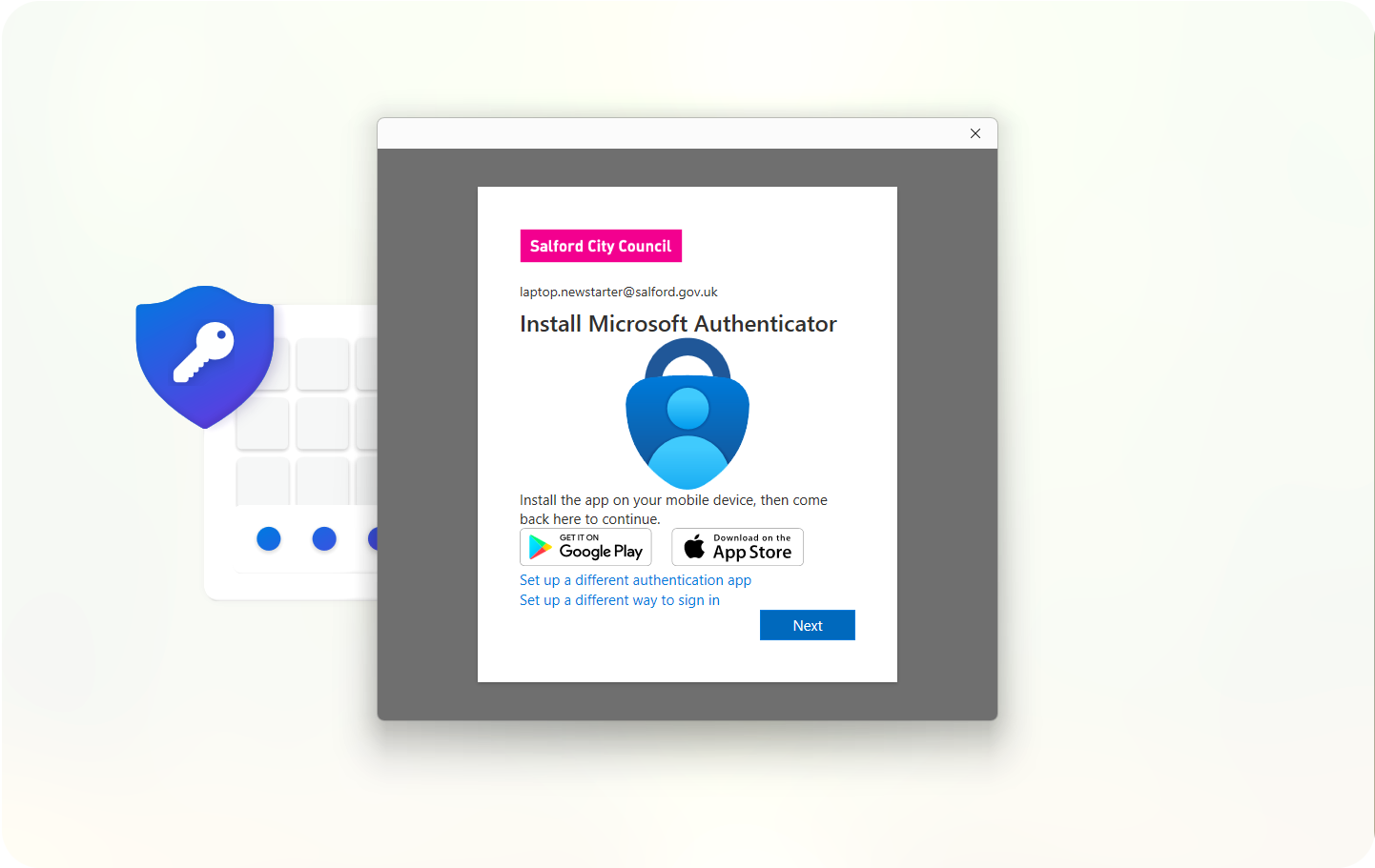 Install Microsoft Authenticator