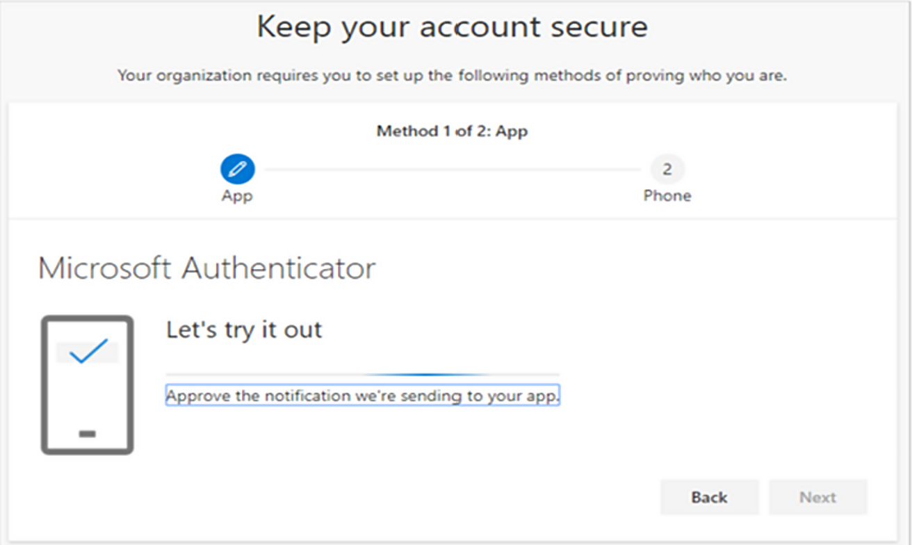 Send test notification