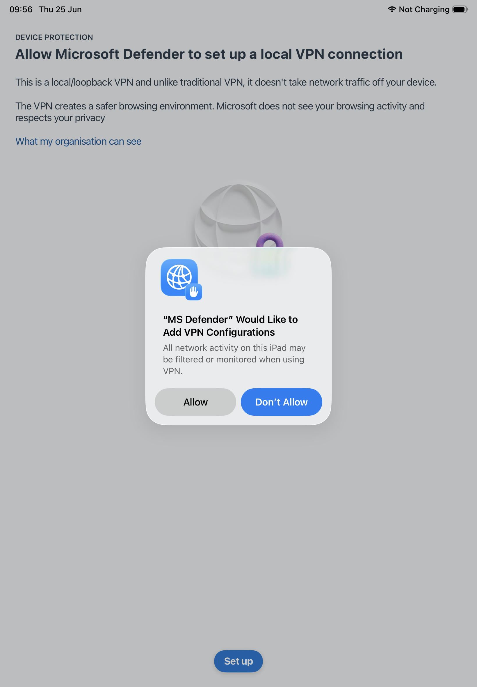 Microsoft Defender setup