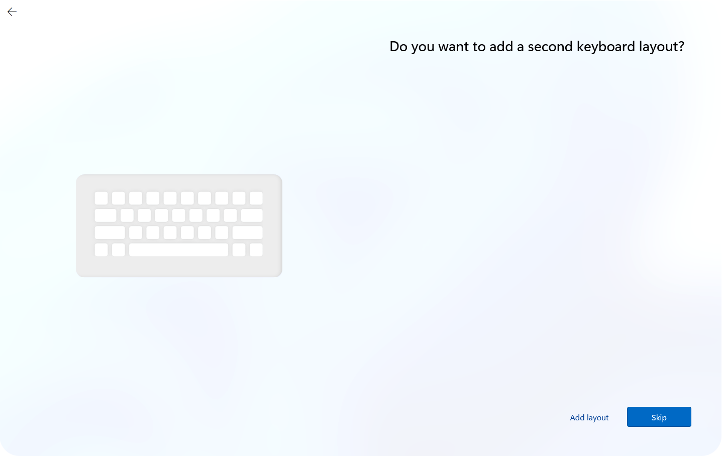 Add second keyboard screen